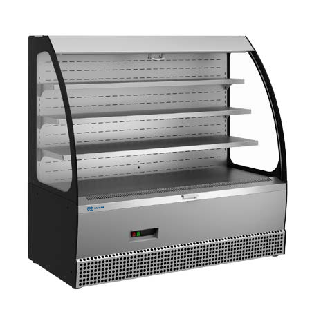 ŠALDOMA VITRINA KAYMAN KRPC-1305MW OPEN LUXE BLACK