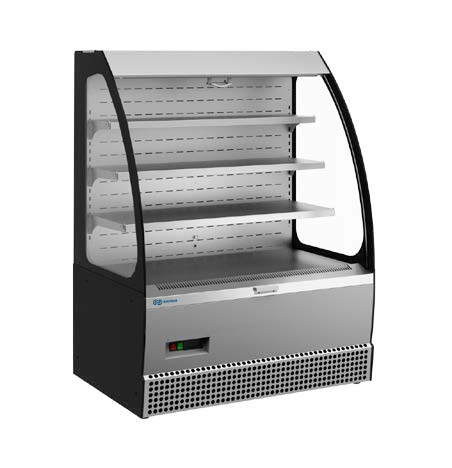 ŠALDOMA VITRINA KAYMAN KRPC-950MW OPEN LUXE BLACK