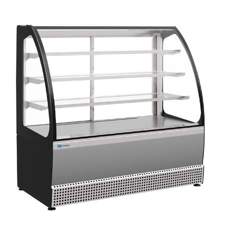 ŠALDOMA VITRINA KAYMAN KRPC-1305M LIUKSUS PILKAS MATINIS