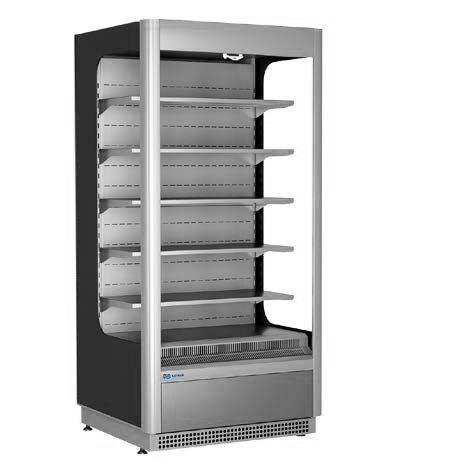 ŠALDOMA VITRINA KAYMAN KRPC-950MW BLACK