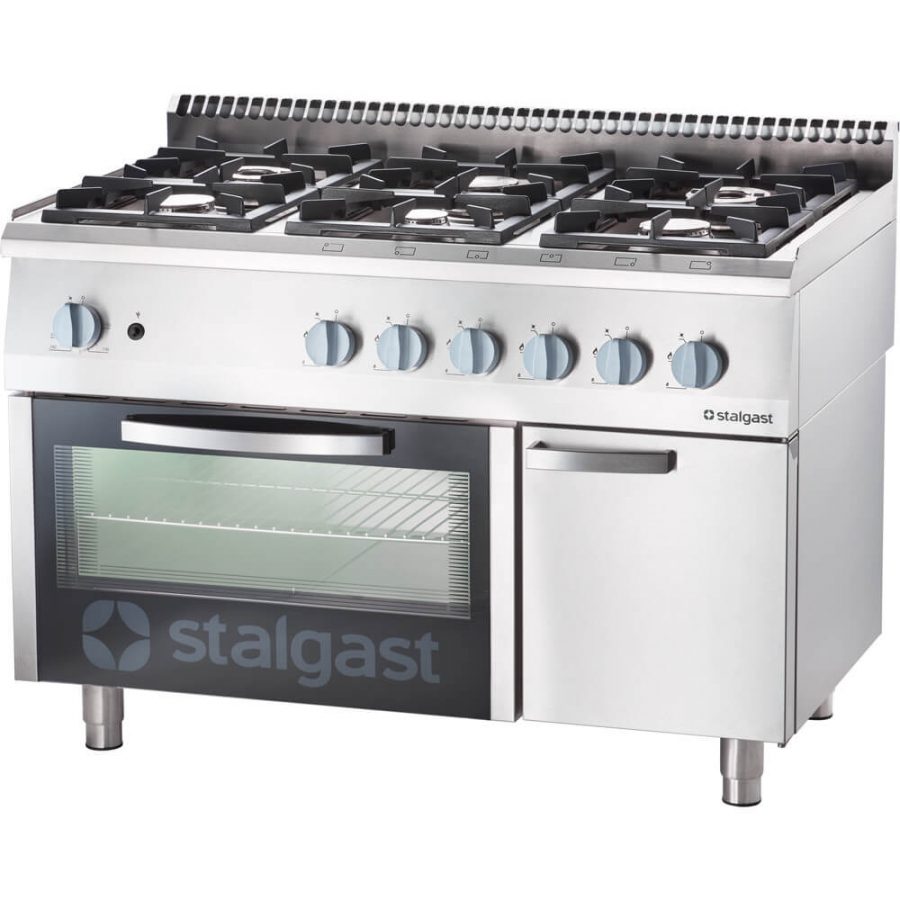 6 DEGIKLIŲ DUJINĖ VIRYKLĖ SU DUJINE ORKAITE, 36,5 + 5 KW, G20