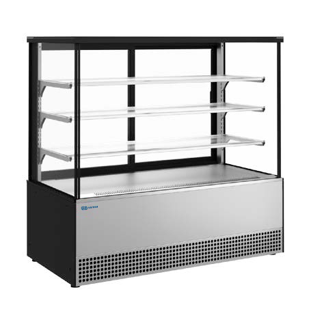 ŠALDOMA VITRINA KAYMAN KRPC-1305M LUXE KVADRATAS