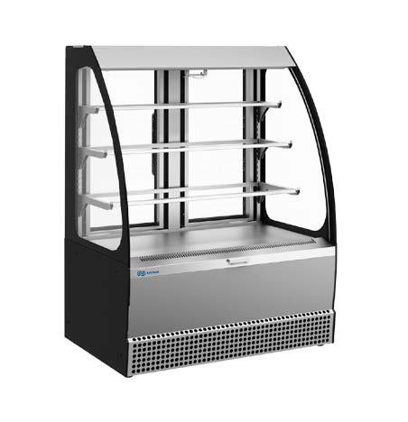 ŠALDOMA VITRINA KAYMAN KRPC-950M OPEN LUXE BLACK