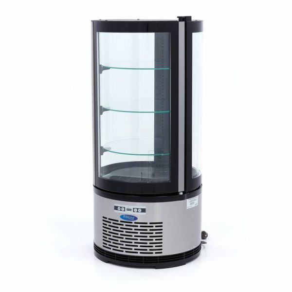 KONDITERIJOS VITRINA 100L JUODA