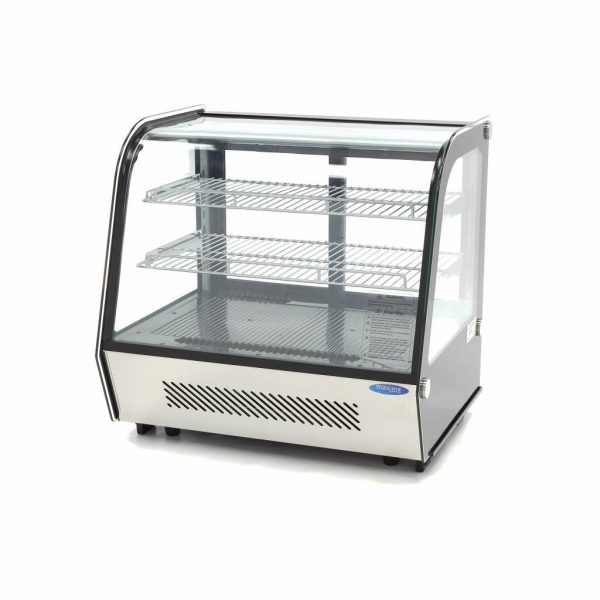 MOBILI ŠALDYMO VITRINA 120L JUODA